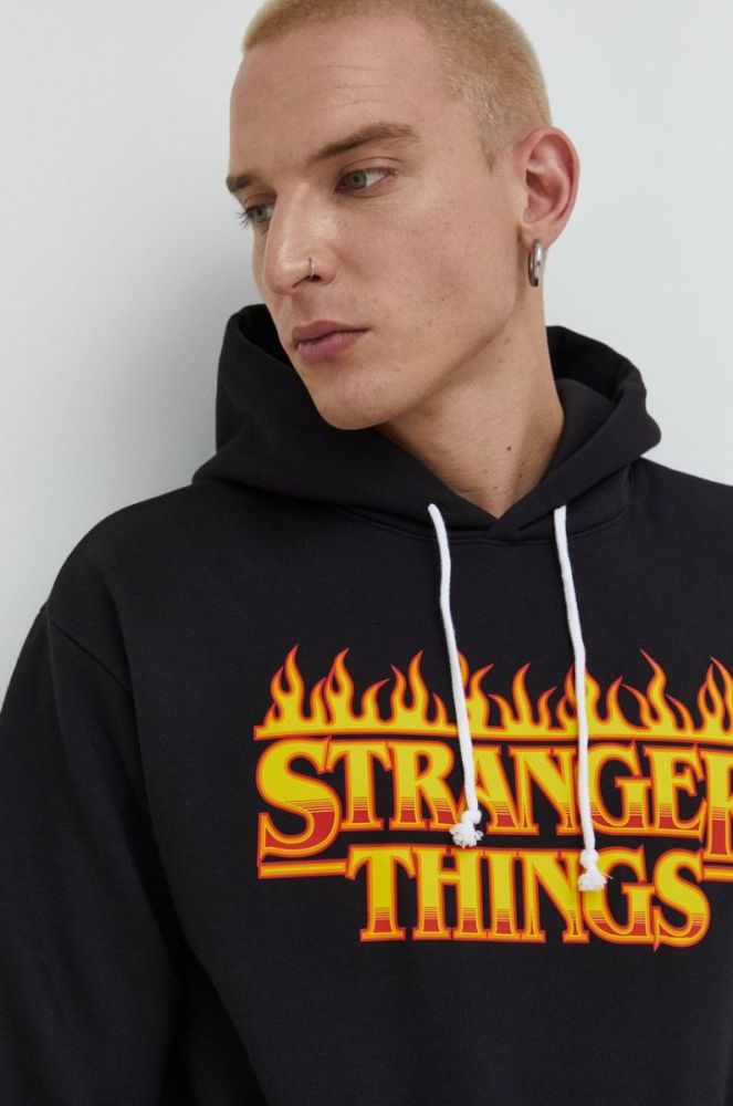 Кофта Champion Xstranger Things колір чорний з принтом (2536743) фото 6