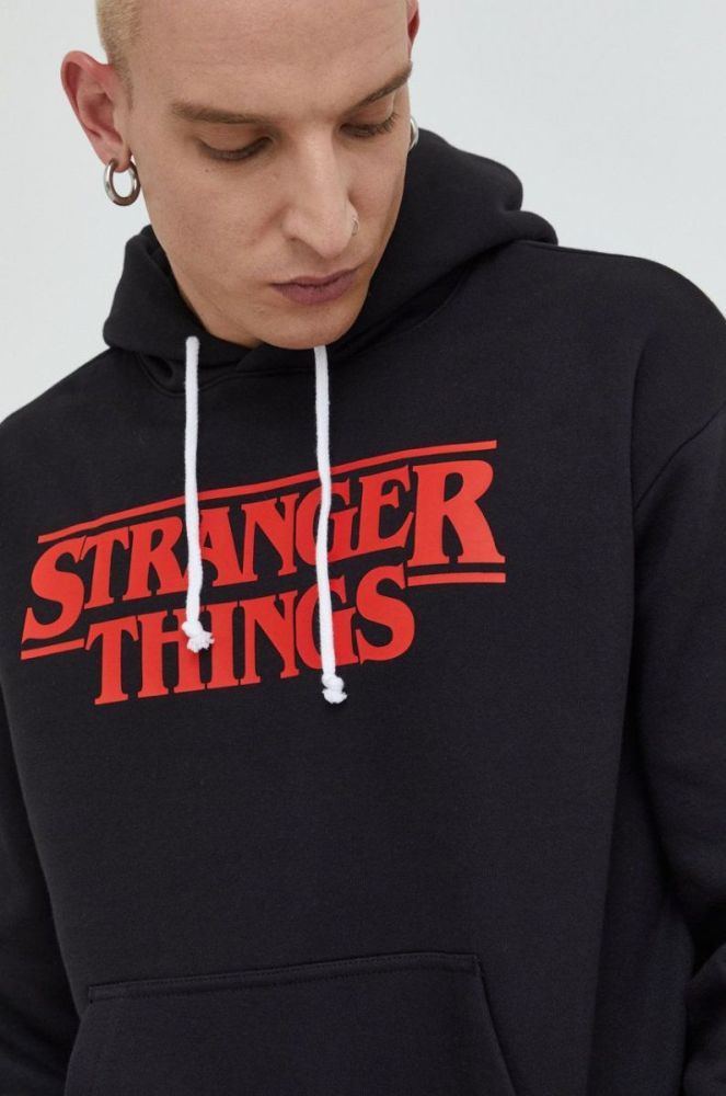 Кофта Champion Xstranger Things колір чорний з принтом (2536732) фото 6