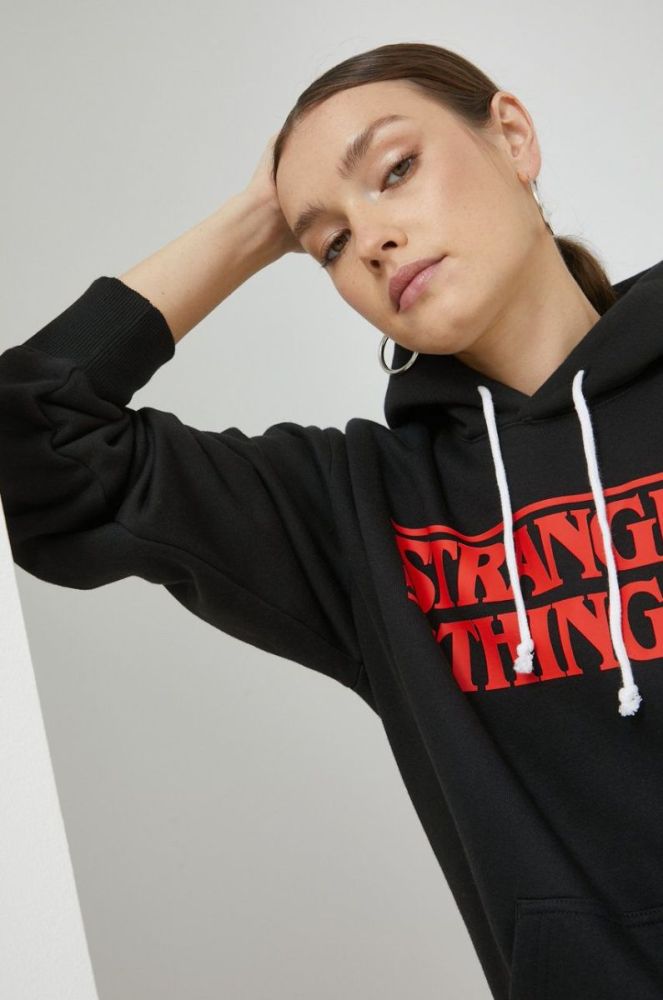 Кофта Champion Xstranger Things колір чорний з принтом (2536732) фото 7