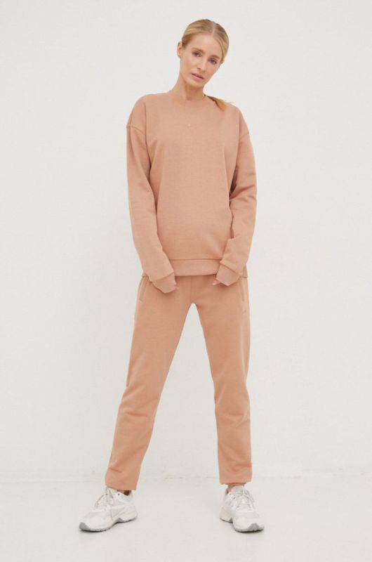 Бавовняна кофта Arkk Copenhagen unisex колір бежевий однотонна фото 2
