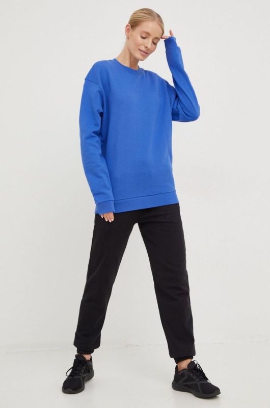 Бавовняна кофта Arkk Copenhagen unisex  однотонна колір блакитний фото 2