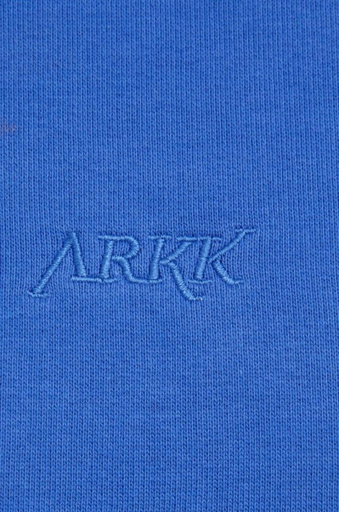 Бавовняна кофта Arkk Copenhagen unisex  однотонна колір блакитний фото 8