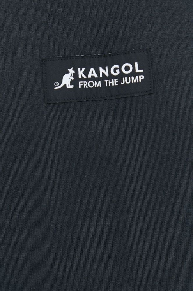 Кофта Kangol unisex колір чорний з аплікацією (2811472) фото 8