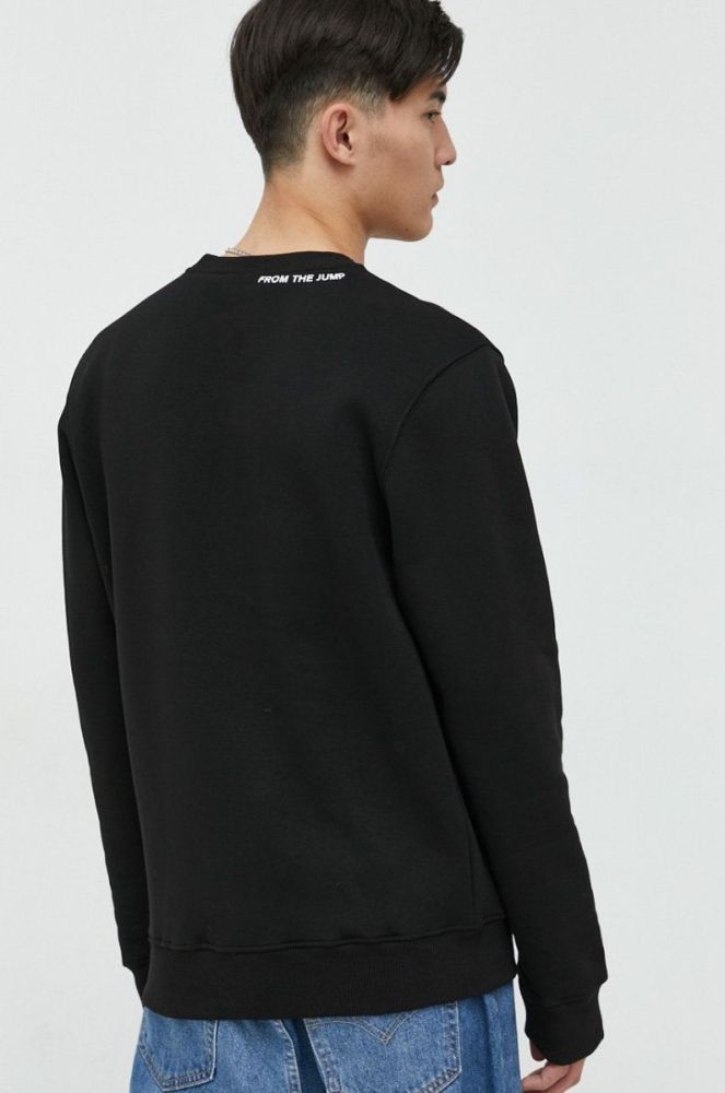 Кофта Kangol unisex колір чорний з аплікацією (2811475) фото 5