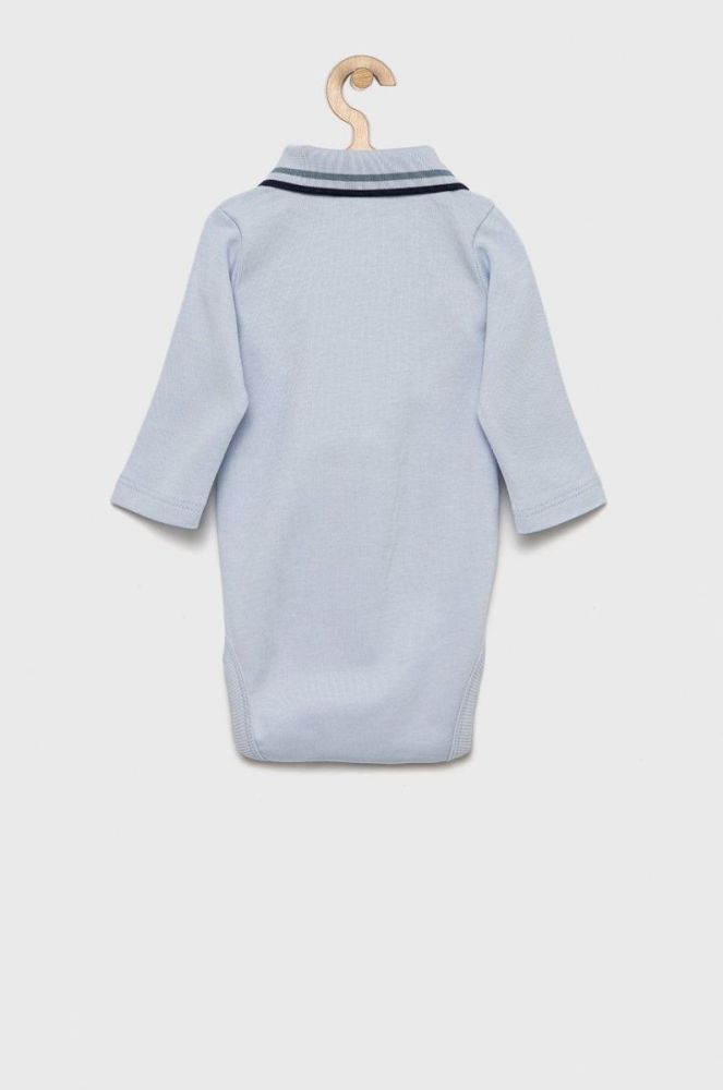 United Colors of Benetton дитяче бавовняне боді колір блакитний (2549287) фото 2