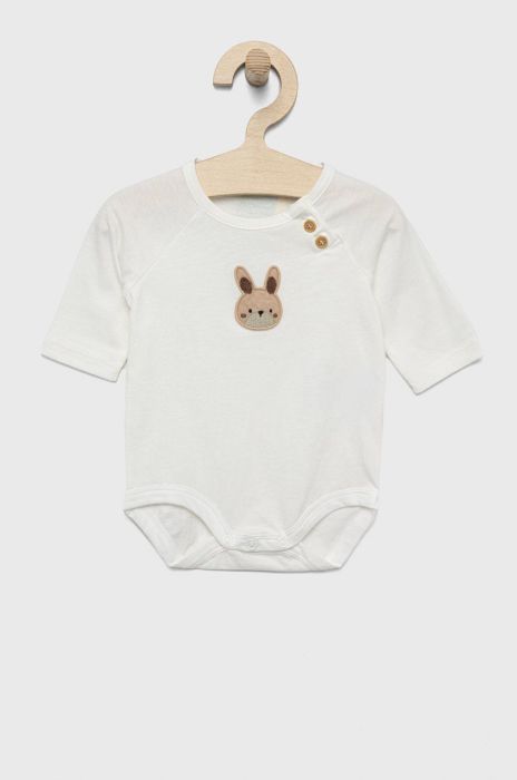 United Colors of Benetton дитяче бавовняне боді колір білий (2551721)