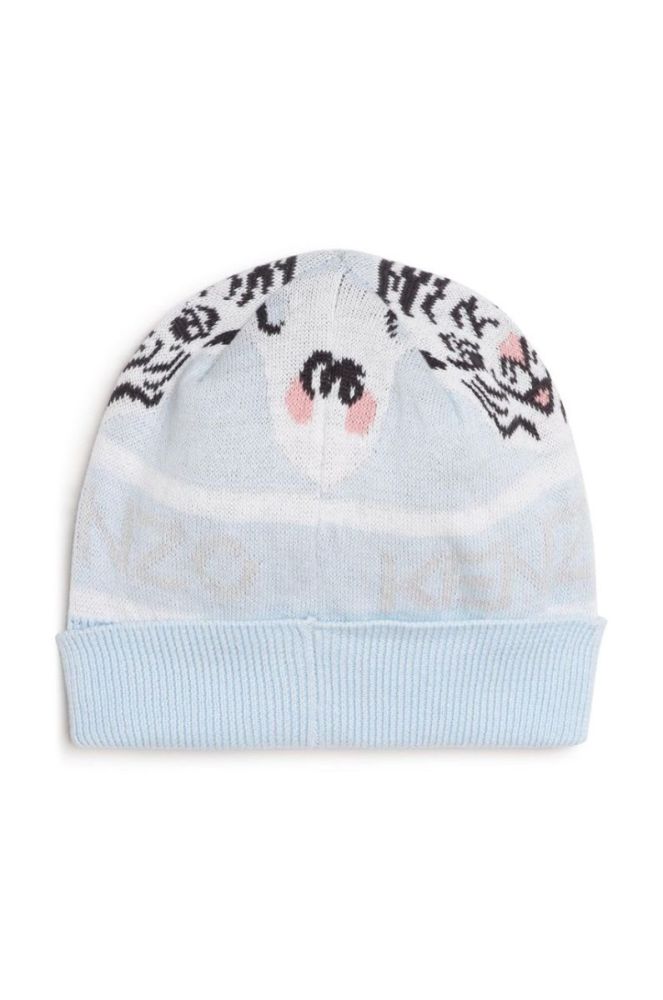 Kenzo Kids Дитячі бавовняні повзунки колір блакитний (2700251) фото 4