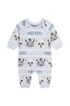 Kenzo Kids Дитячі бавовняні повзунки колір блакитний (2700252)