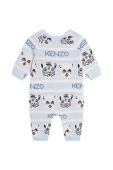 Kenzo Kids Дитячі бавовняні повзунки колір блакитний (2700252)