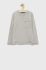 Дитячий бавовняний лонгслів United Colors of Benetton колір сірий однотонний (2713417)