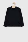 Дитячий лонгслів Under Armour колір чорний однотонний (2668913)