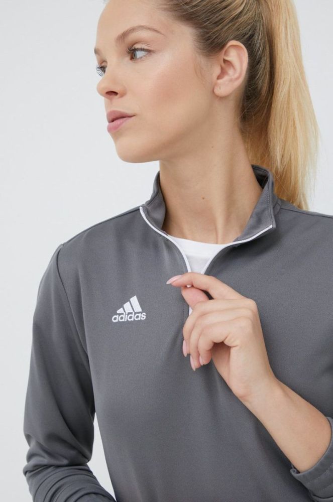 Лонгслів для тренувань adidas Performance Entrada 22 H57542 колір сірий фото 4