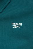 Бавовняна кофта Reebok Classic жіноча колір зелений однотонна