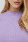 Лонгслів Vero Moda жіночий колір фіолетовий півгольф