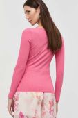Лонгслів Guess жіночий колір рожевий (2869430)
