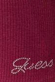 Лонгслів Guess жіночий колір бордовий