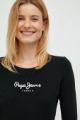 Лонгслів Pepe Jeans жіночий колір чорний
