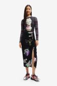 Лонгслів Desigual жіночий колір чорний (2684319)