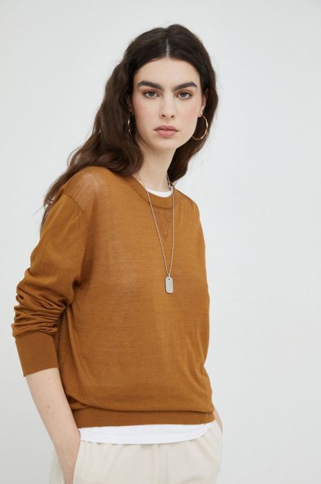 Бавовняний светер G-Star Raw жіночий колір зелений легкий