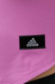 Лонгслів adidas жіночий колір фіолетовий півгольф (2866430)