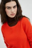 Бавовняний светер Marc O'Polo жіночий колір помаранчевий легкий