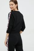 Кофта Moschino Underwear жіноча колір чорний з принтом