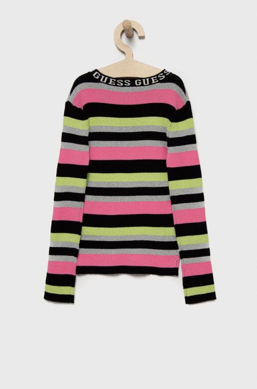 Дитячий светр Guess колір рожевий легкий (2567424) фото 2