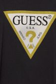 Дитячий лонгслів Guess колір чорний (2603931)