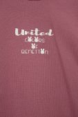 Дитячий бавовняний лонгслів United Colors of Benetton колір фіолетовий (2522522) Дитячий бавовняний лонгслів United Colors of Benetton колір фіолетовий (2522522)