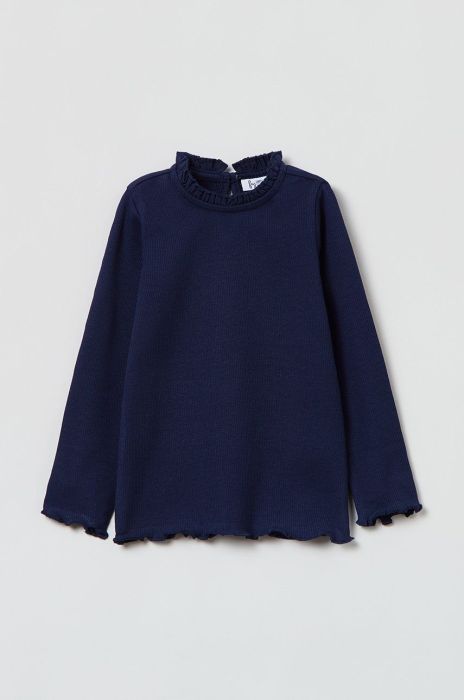 Дитячий лонгслів OVS колір синій