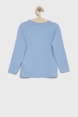 Дитячий бавовняний лонгслів Name it колір блакитний Дитячий бавовняний лонгслів Name it колір блакитний
