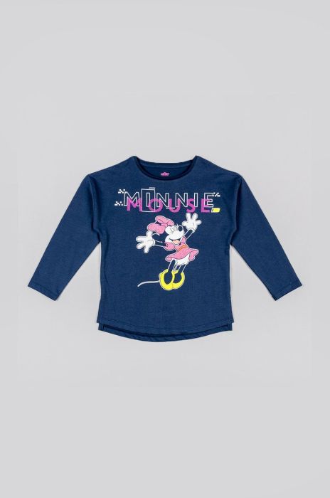 Дитячий бавовняний лонгслів zippy колір синій (2643674) Дитячий бавовняний лонгслів zippy колір синій (2643674)