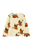 Дитячий лонгслів Mini Rodini колір жовтий візерунок Дитячий лонгслів Mini Rodini колір жовтий візерунок