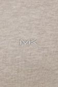 Бавовняна футболка Michael Kors колір бежевий однотонний