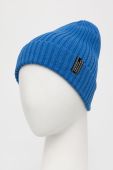 Дитяча шапка Name it з товстого трикотажу колір блакитний