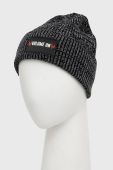 Дитяча шапка United Colors of Benetton колір чорний з тонкого трикотажу (2706024)