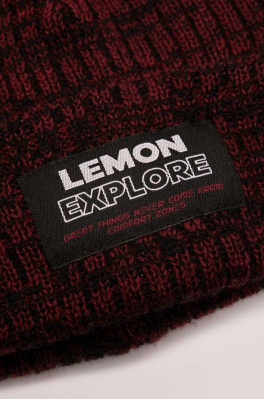 Дитяча шапка Lemon Explore колір червоний фото 2