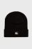 Дитяча шапка Quiksilver колір чорний з товстого трикотажу