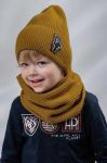 Дитяча шапка Jamiks колір жовтий (2730253)