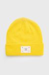 Шапка Only колір жовтий з тонкого трикотажу Шапка Only колір жовтий з тонкого трикотажу