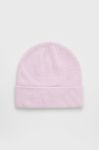 Шапка Only колір фіолетовий з товстого трикотажу Шапка Only колір фіолетовий з товстого трикотажу