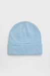 Шапка Only з товстого трикотажу колір блакитний Шапка Only з товстого трикотажу колір блакитний
