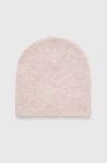 Шапка Only колір рожевий з тонкого трикотажу Шапка Only колір рожевий з тонкого трикотажу
