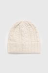 Шапка Only колір бежевий Шапка Only колір бежевий