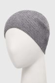Шапка Vila колір сірий з тонкого трикотажу