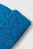 Шапка Pieces з товстого трикотажу колір блакитний (2829403)