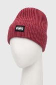 Шапка Puma колір фіолетовий з тонкого трикотажу (2840193)