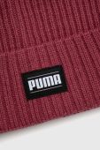 Шапка Puma колір фіолетовий з тонкого трикотажу (2840193)