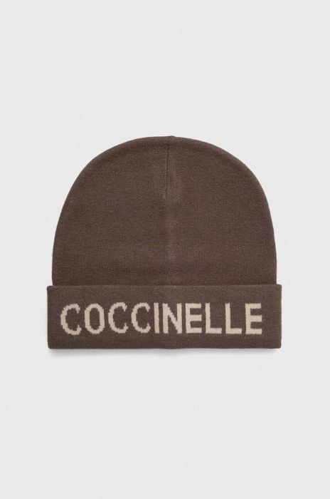 Шапка Coccinelle колір зелений