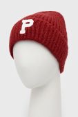 Шапка Pepe Jeans колір червоний з тонкого трикотажу Шапка Pepe Jeans колір червоний з тонкого трикотажу